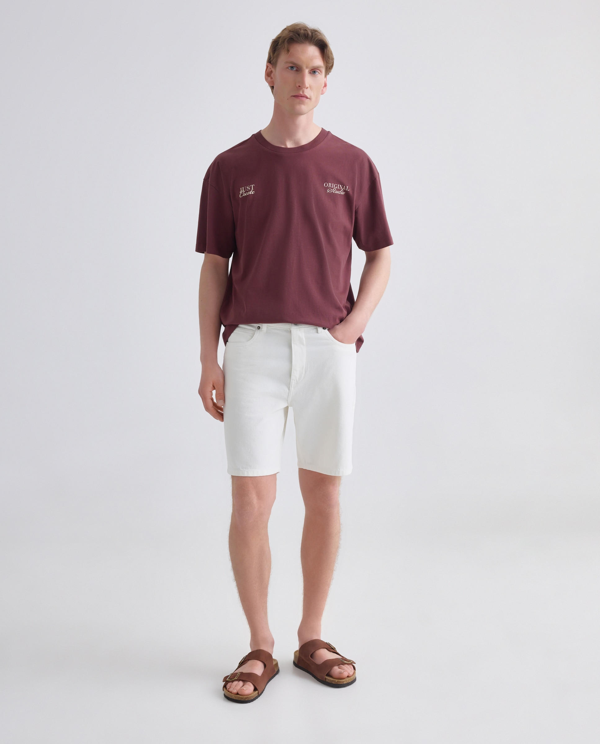 Imagen 0 de Bermuda hombre denim regular fit