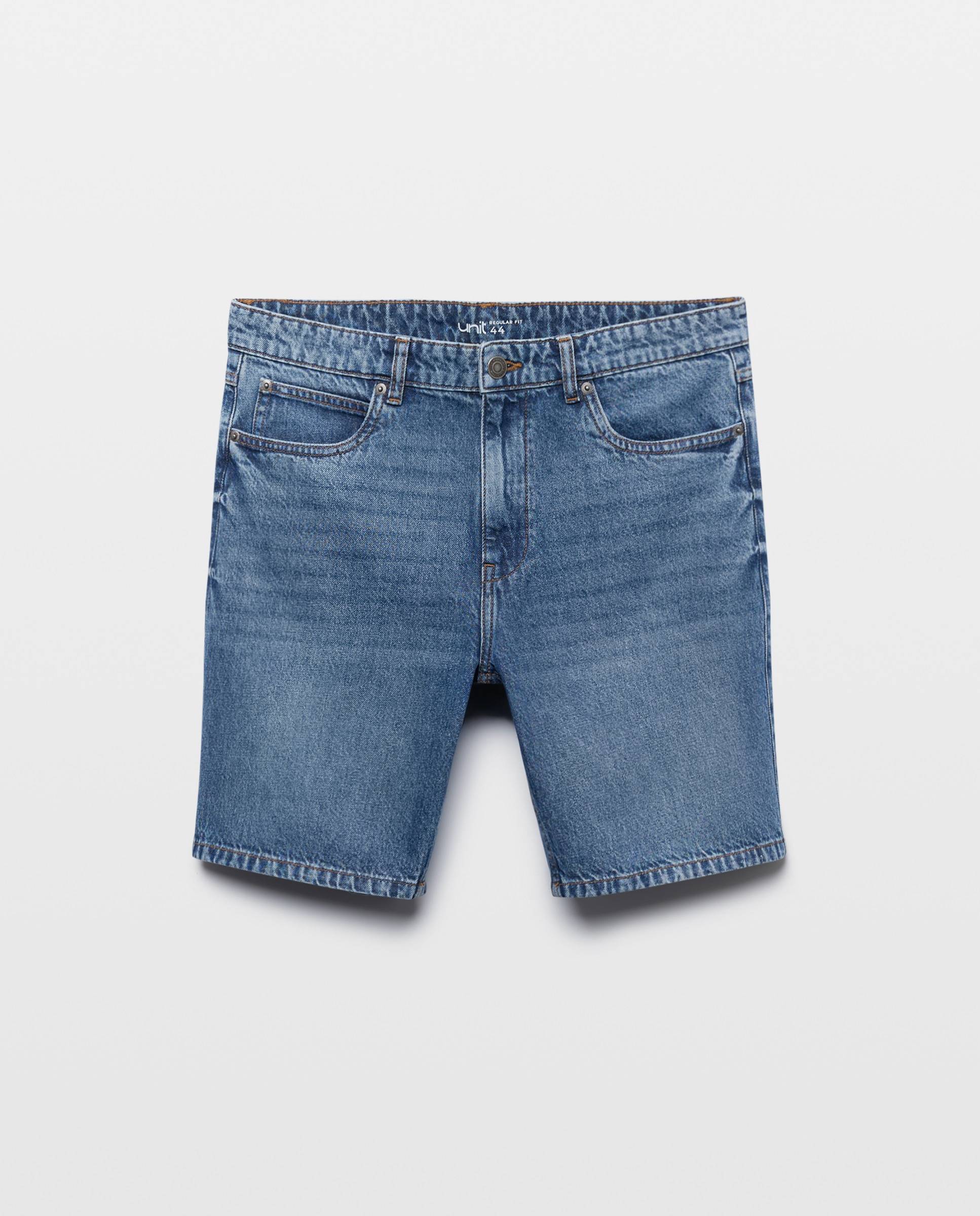 Bermuda hombre denim regular fit Azul Suave-4