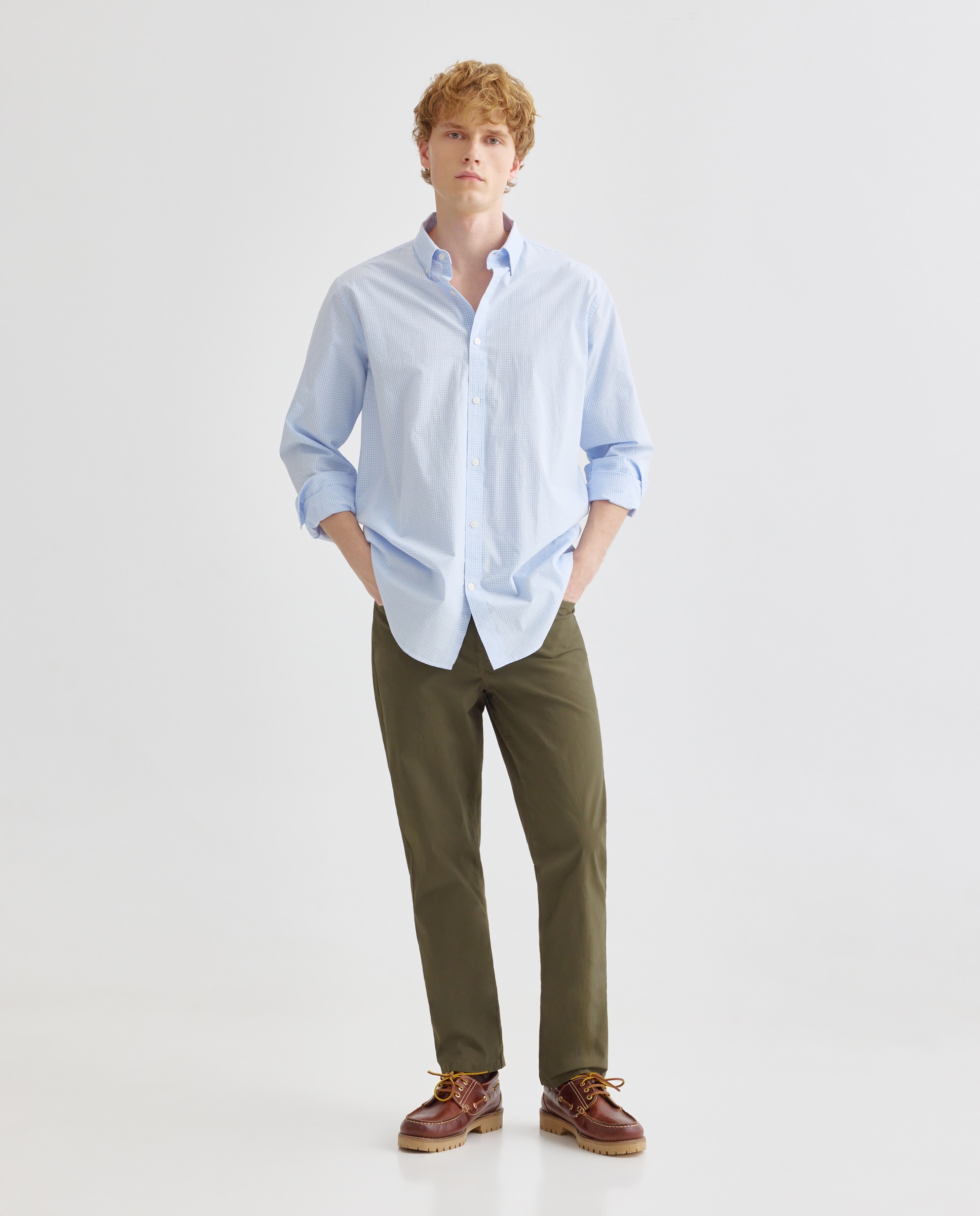 Imagen 0 de Pantalón hombre cinco bolsillos lavado regular fit