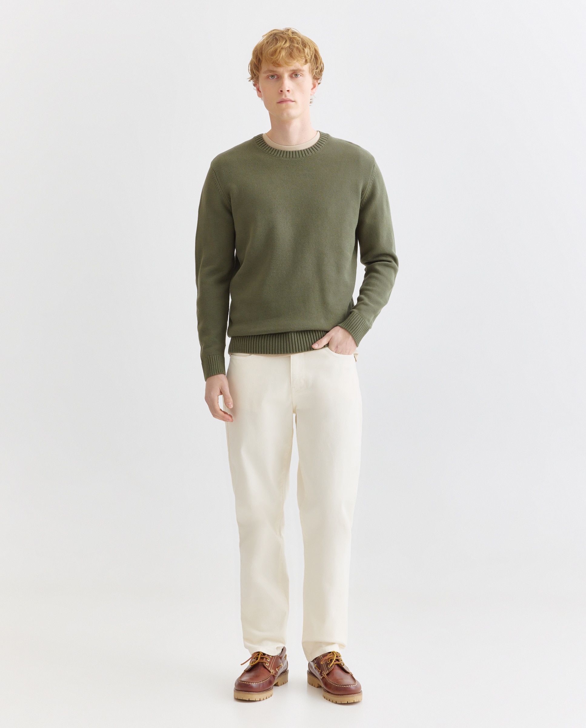 Imagen 0 de Pantalón hombre cinco bolsillos lavado regular fit