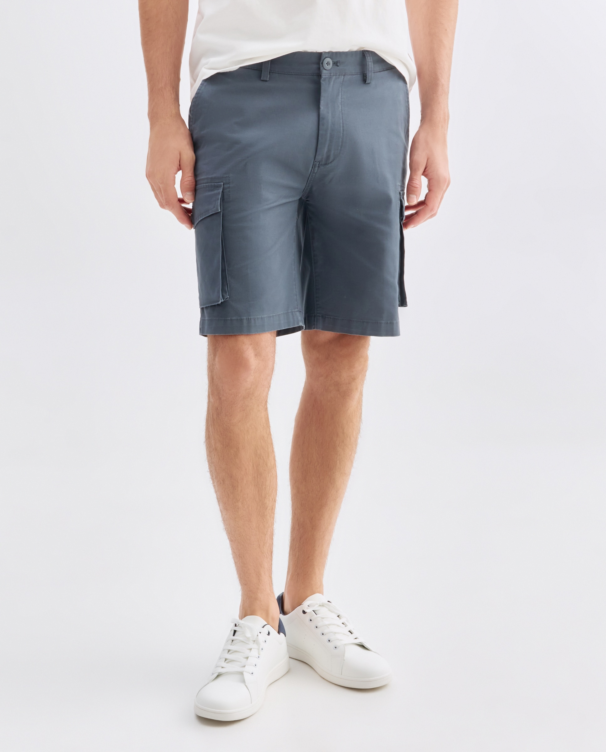 Bermuda hombre cargo 430 Azul oscuro-2