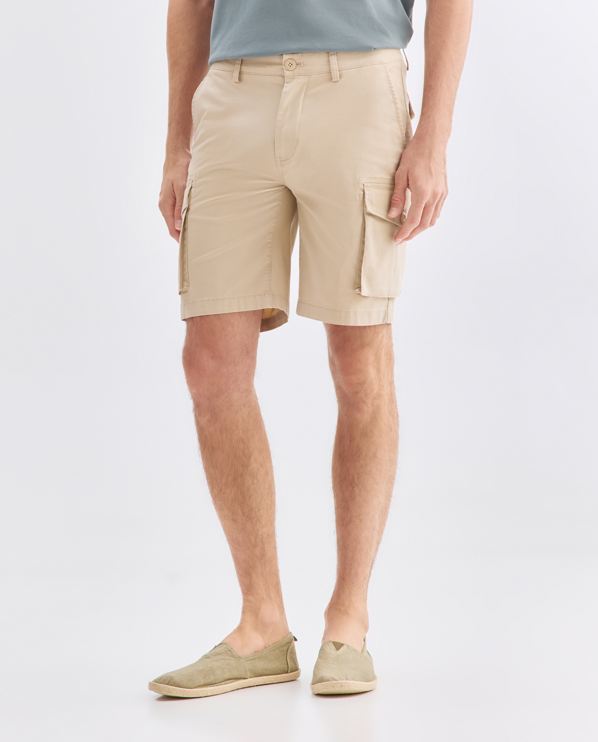 Bermuda hombre cargo 730 Camel-2