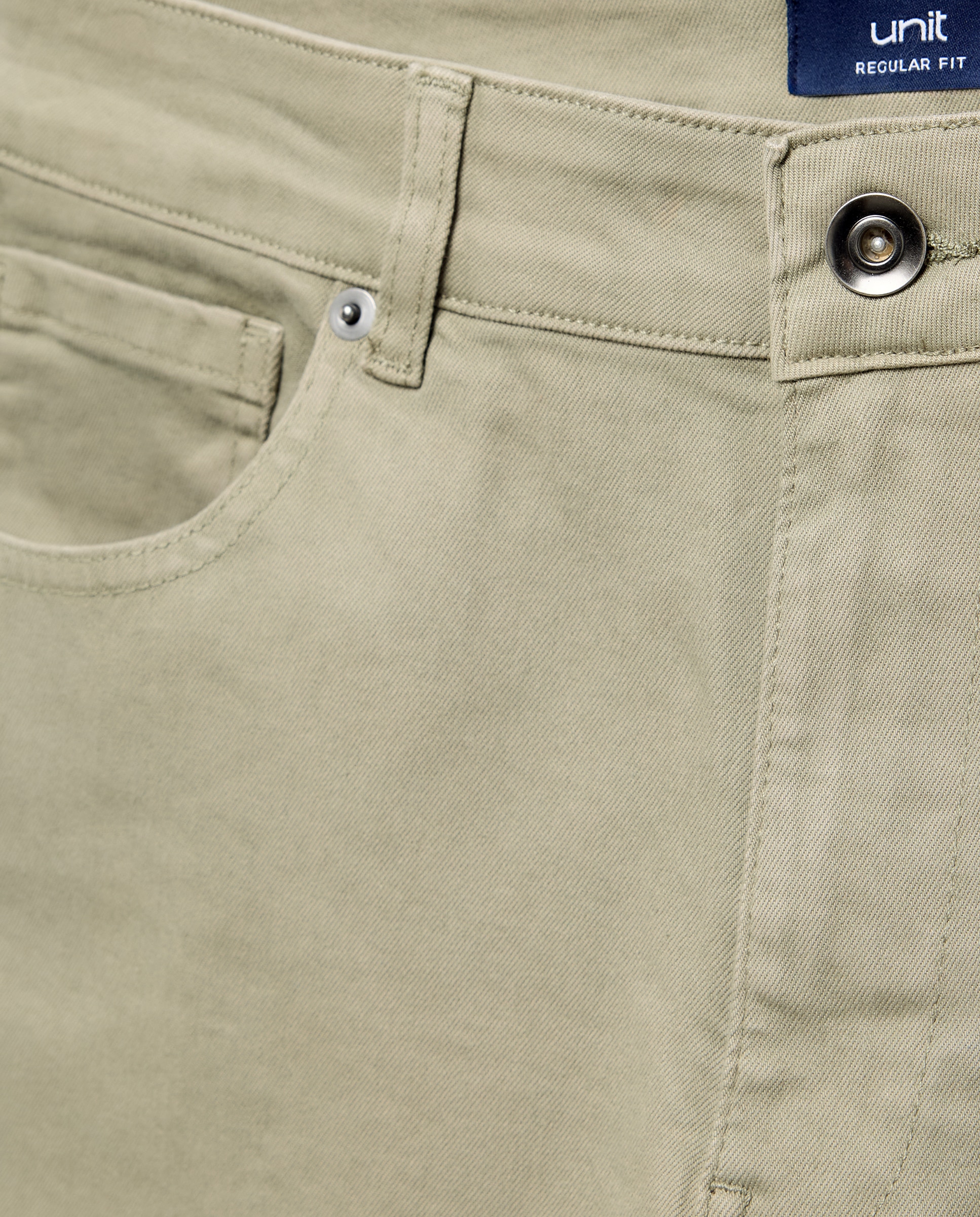 Bermudas hombre cinco bolsillos lavada 510 Verde claro-5