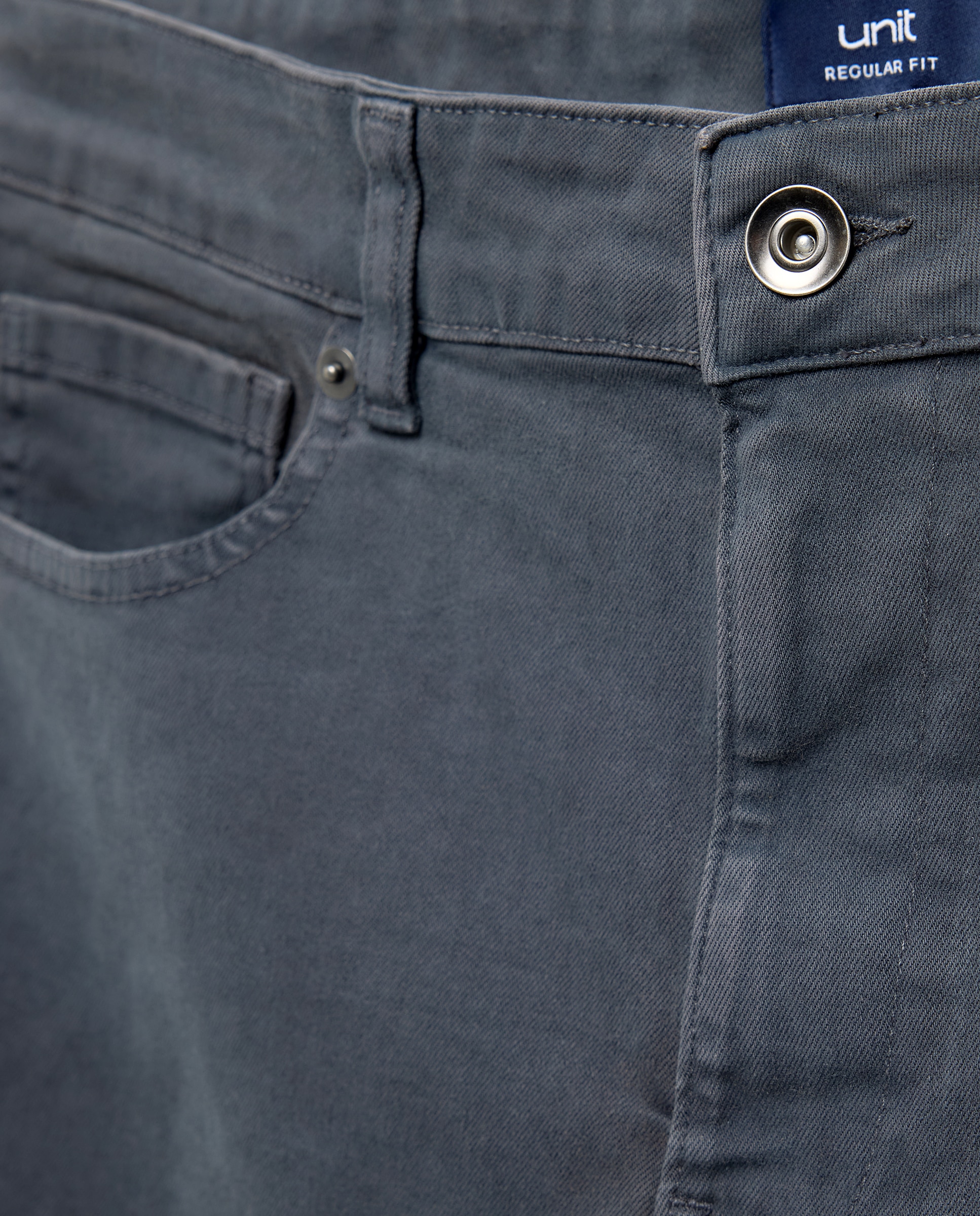 Bermudas hombre cinco bolsillos lavada 430 Azul oscuro-5