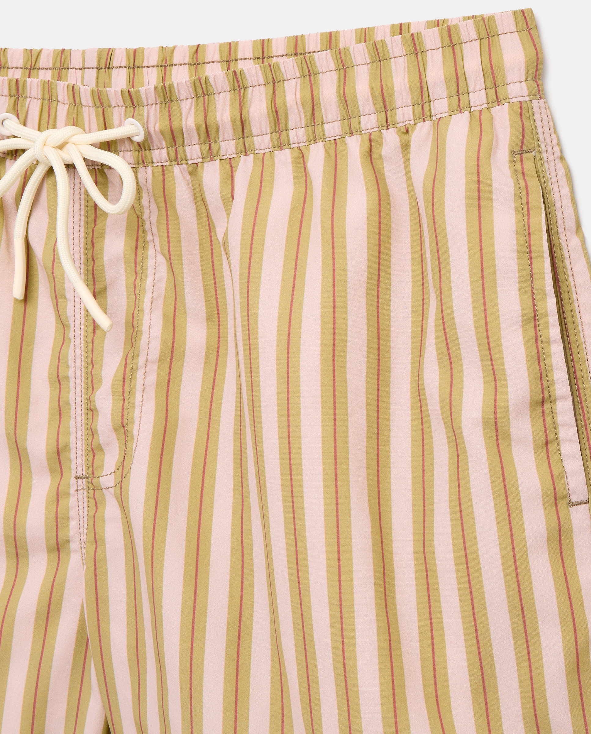 Bañador estampado trirayas 560 Oliva-4