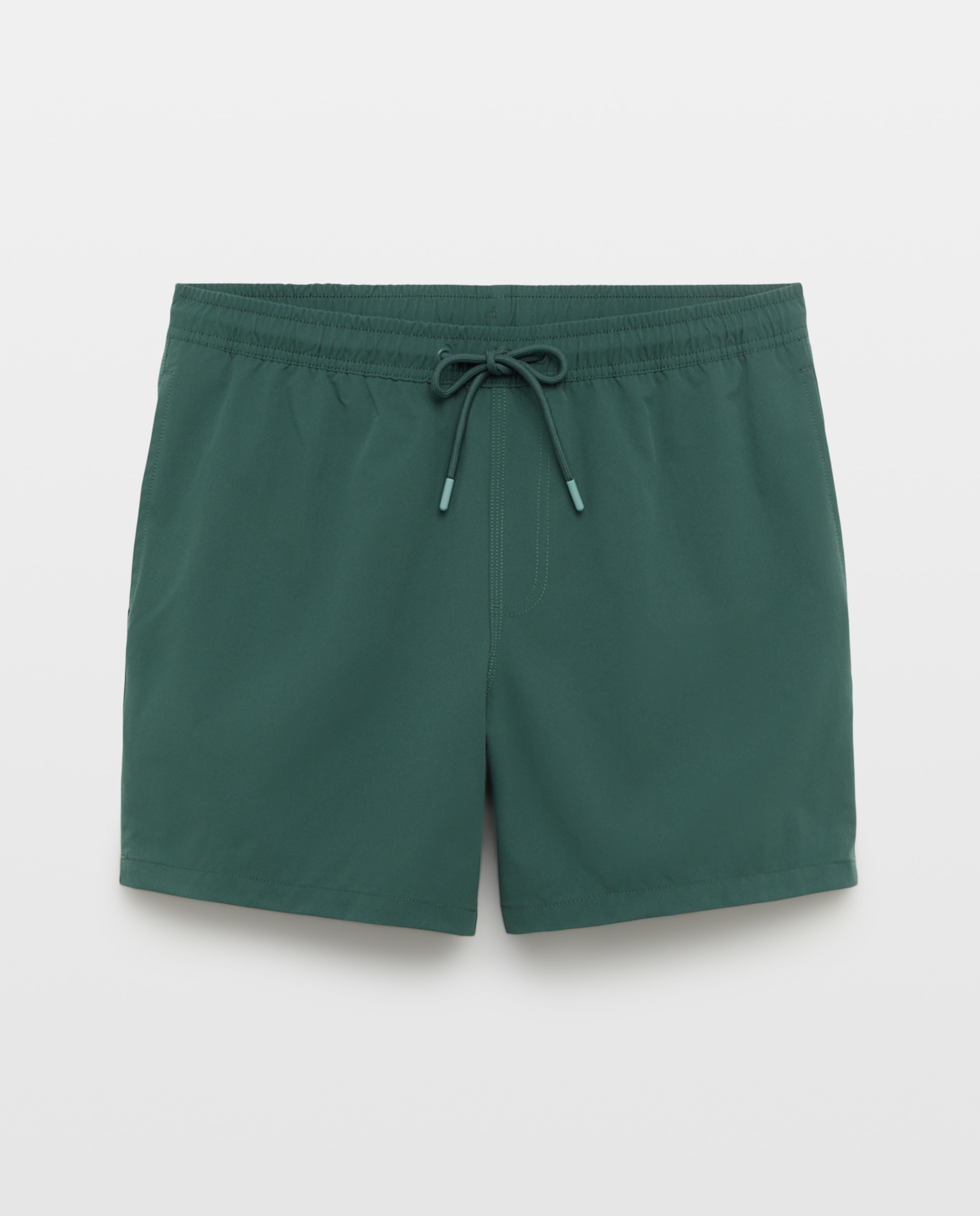 Bañador liso hombre 530 Verde oscuro-3