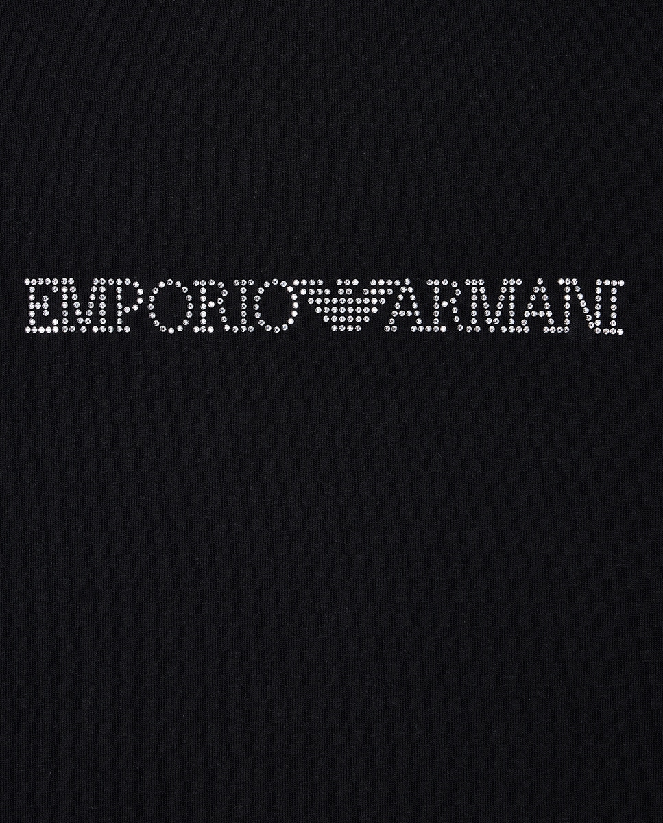 T-shirt Básica de Algodão "Essential Cotton" Preto-4