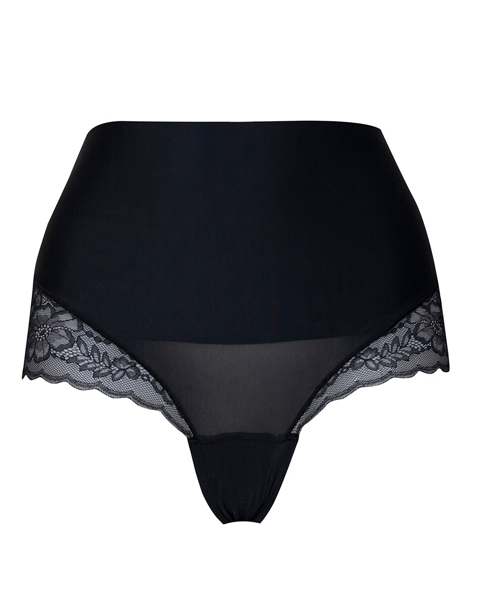Braga alta faja Tummy Shapewear encaje - Magic Bodyfashion - Negro Negro-3