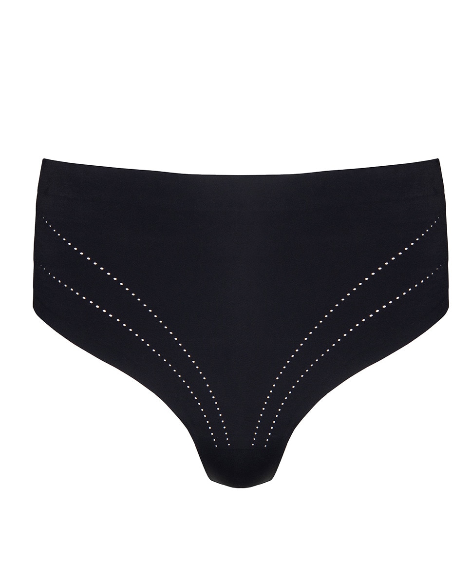 Cinta com Efeito de Tanga Preto-3