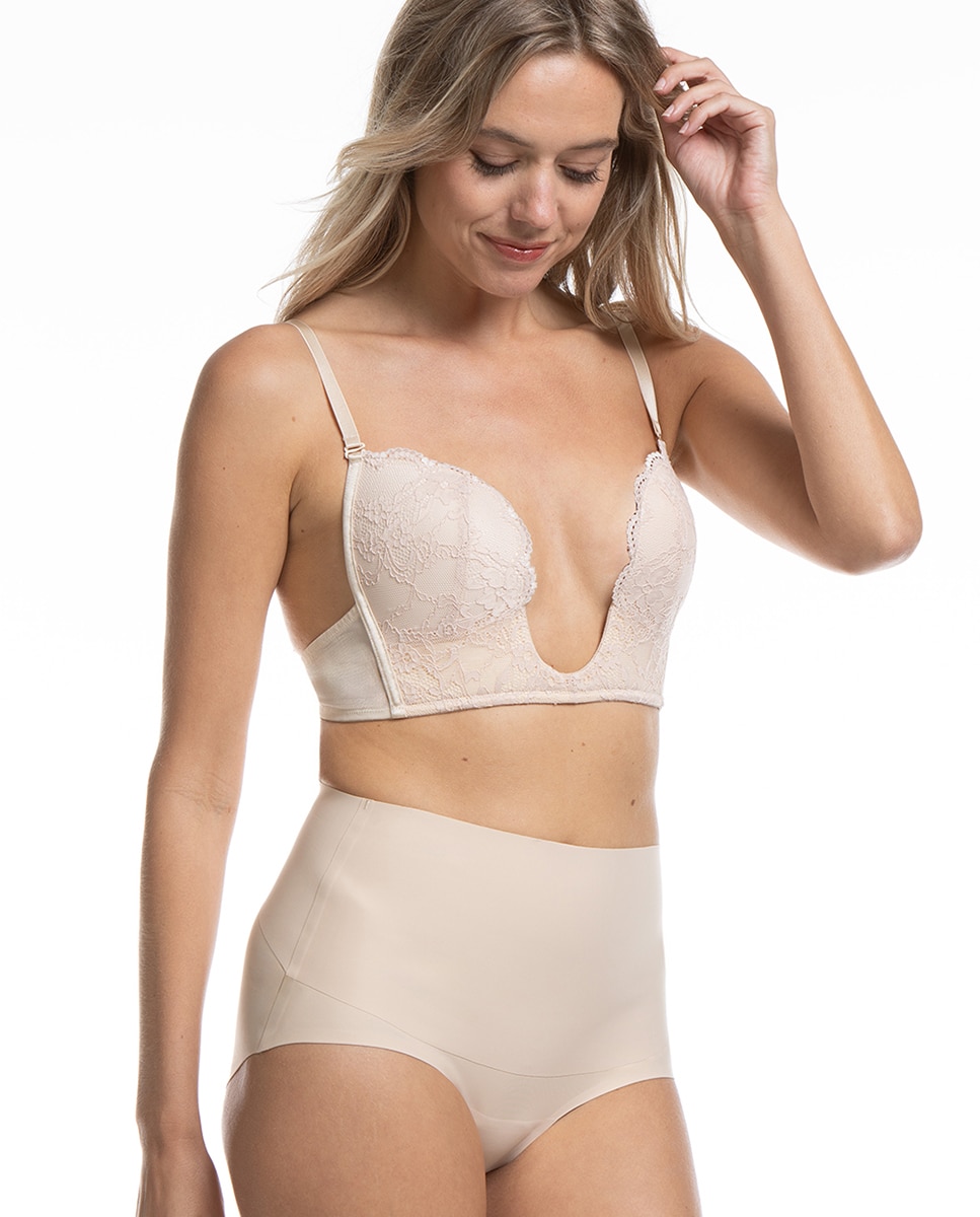 Faja braga moldeadora costuras planas para total invisibilidad - Magic Bodyfashion - Crudo Crudo-5