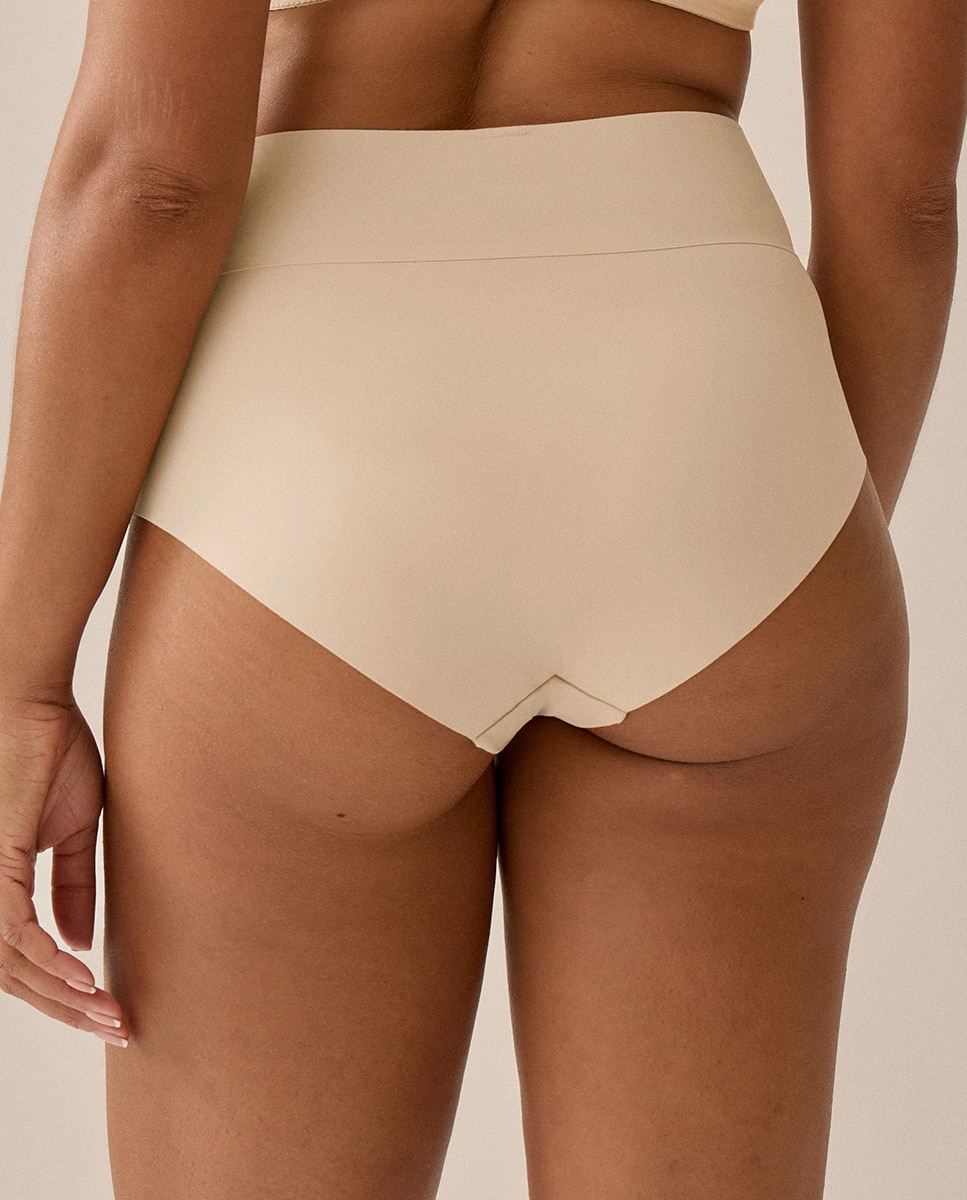 Braga talle alto - Naturana - Beige Beige-2