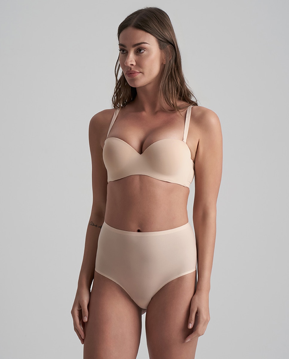 Imagen 5 de Braga reductora control ligero cintrua alta elástica - Bye Bra - Beige Beige