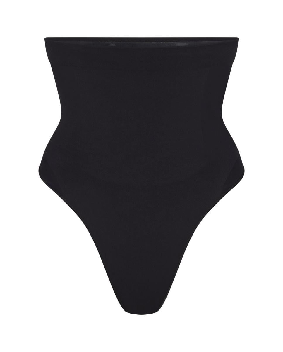 Imagen 4 de Faja cintura alta tanga - Skims - Negro Negro