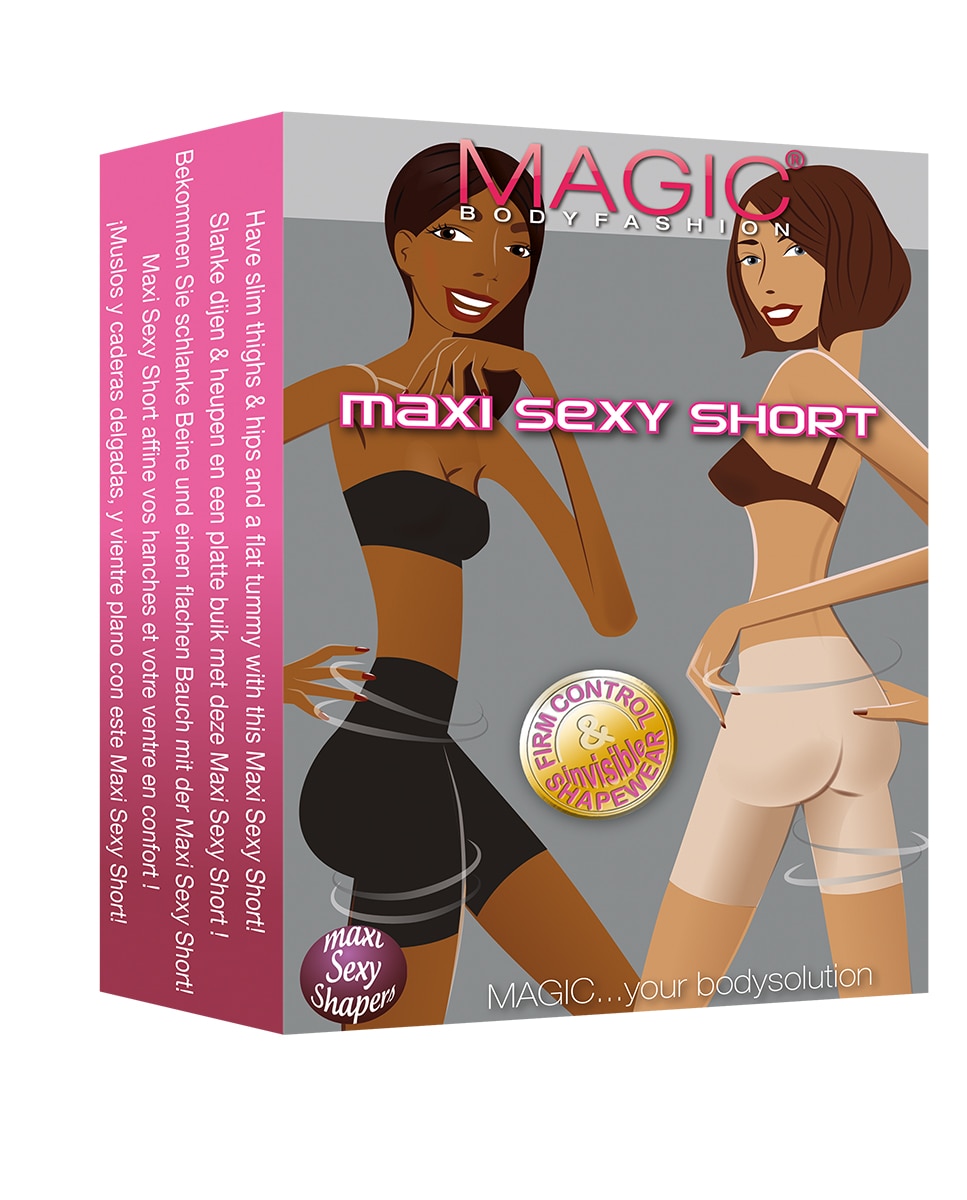 Bermudas adelgaçantes sem costuras Maxy Sexy Shapers Preto-3
