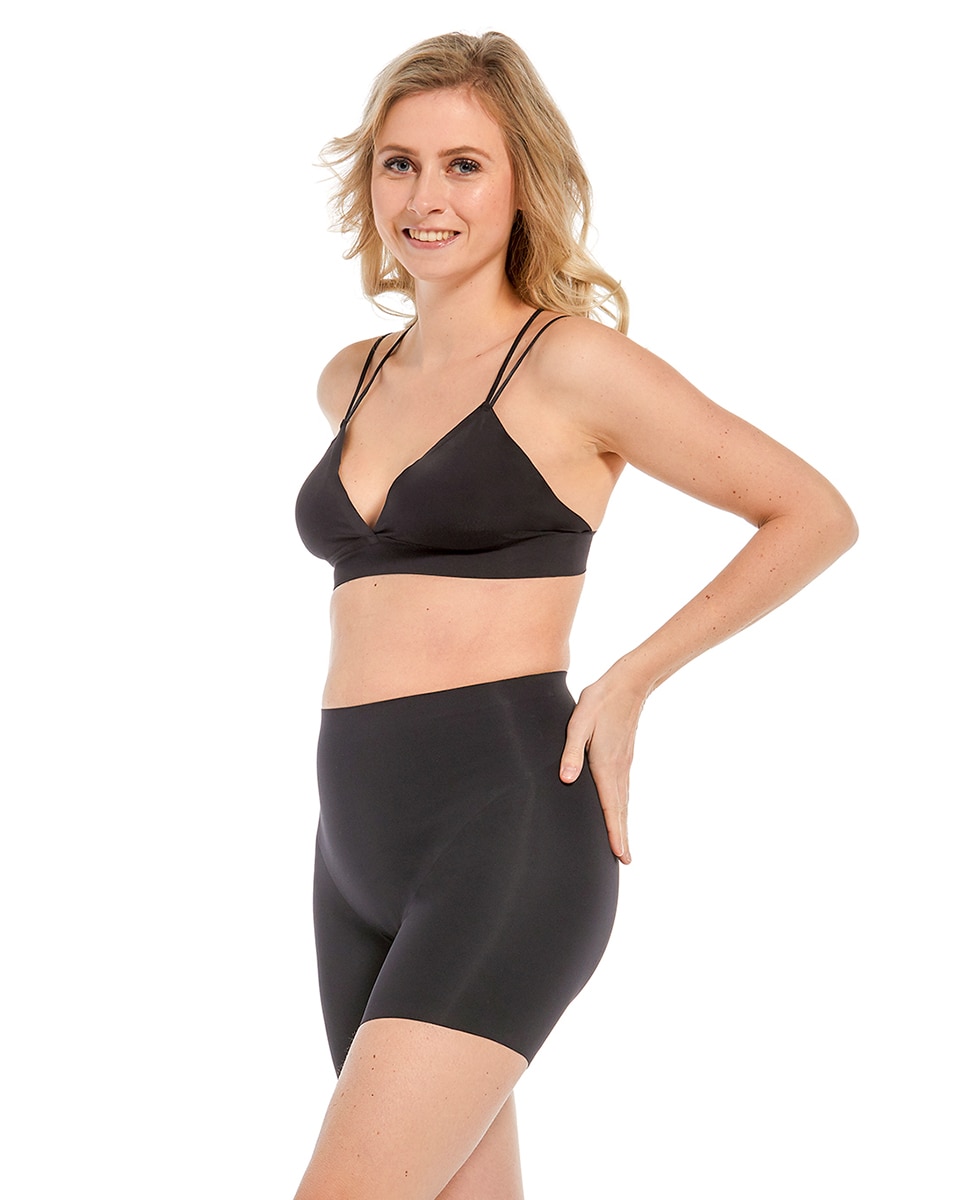 Faja pantalón con control en muslos, abdomen y espalda baja - Magic Bodyfashion - Negro Negro-3
