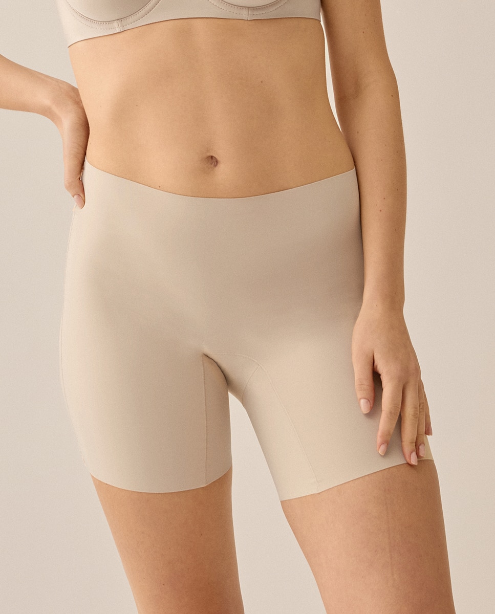 Cinta adelgaçante Tipo Collants Bege-1