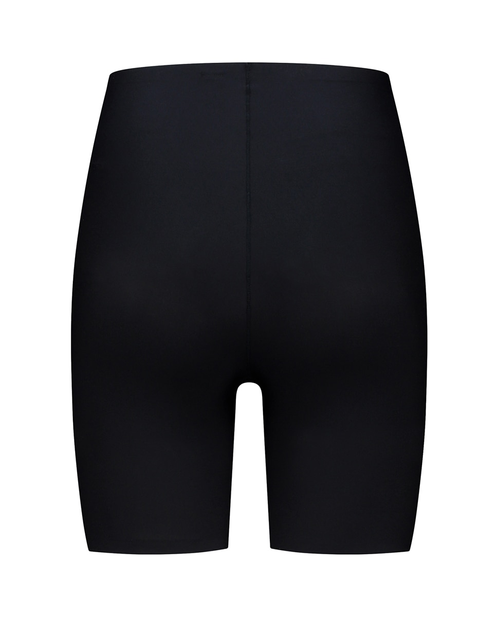 Calções Adelgaçantes Elásticos de Controlo Ligeiro com Cintura Subida Preto-5