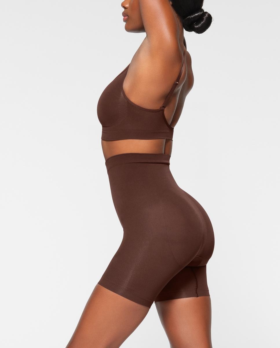 Faja pantalon moldeador - Skims - Marrón Marrón-3