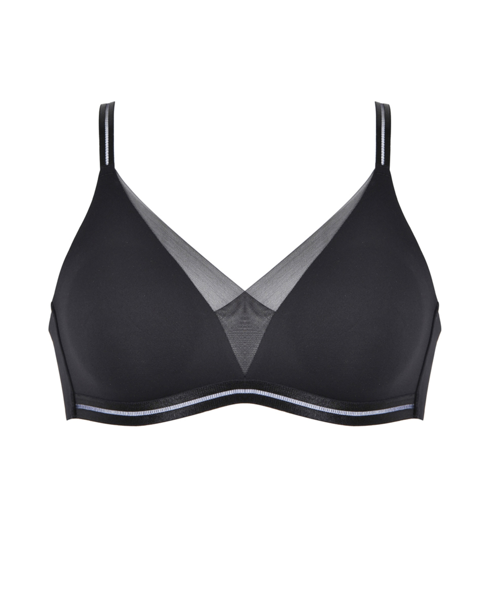 Sujetador Capacidad Sin Aros Tejido Suave - Naturana - Negro Negro-5