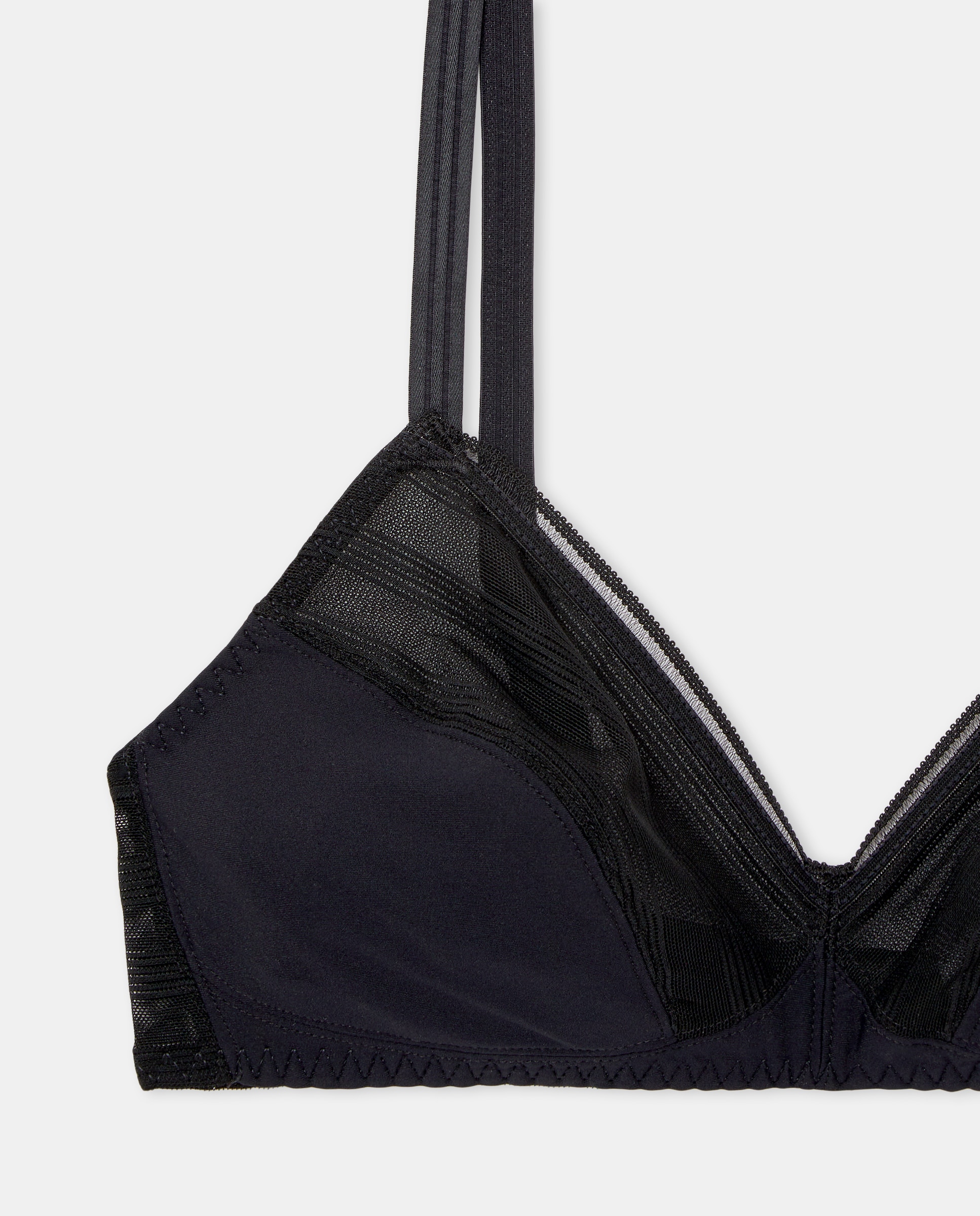 Sujetador sin aros - Antigel - Negro Negro-2