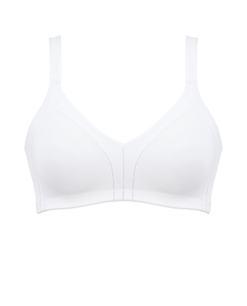 Soutien Redutor sem Aros e com Lados Altos Branco-4