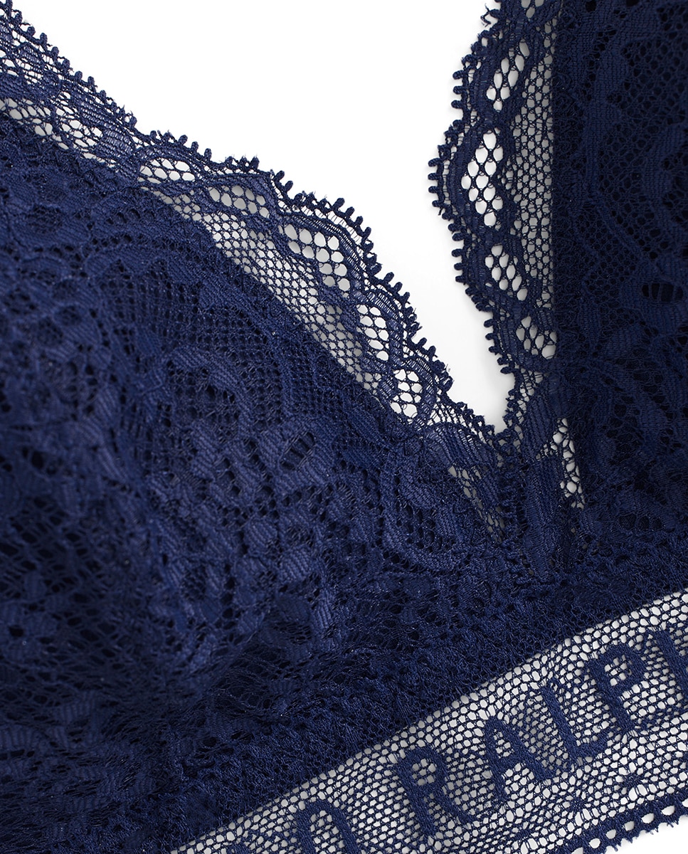 Soutien Triangular - Azul Azul-6