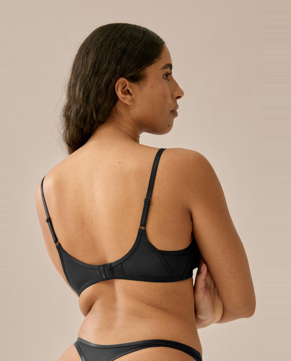 Imagen 2 de Sujetador sin aro de mujer - Naturana - Negro Negro