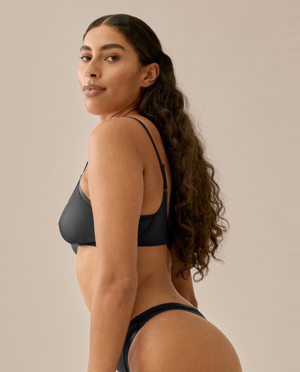 Imagen 3 de Sujetador sin aro de mujer - Naturana - Negro Negro