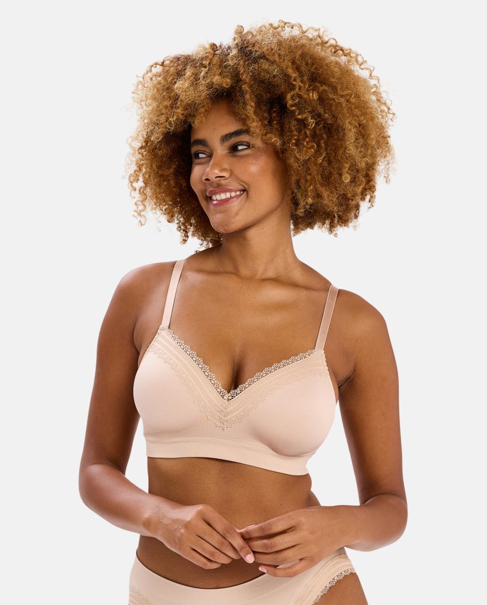 Sujetador top sin aro sin costuras - Sans Complexe - Natural Natural-1