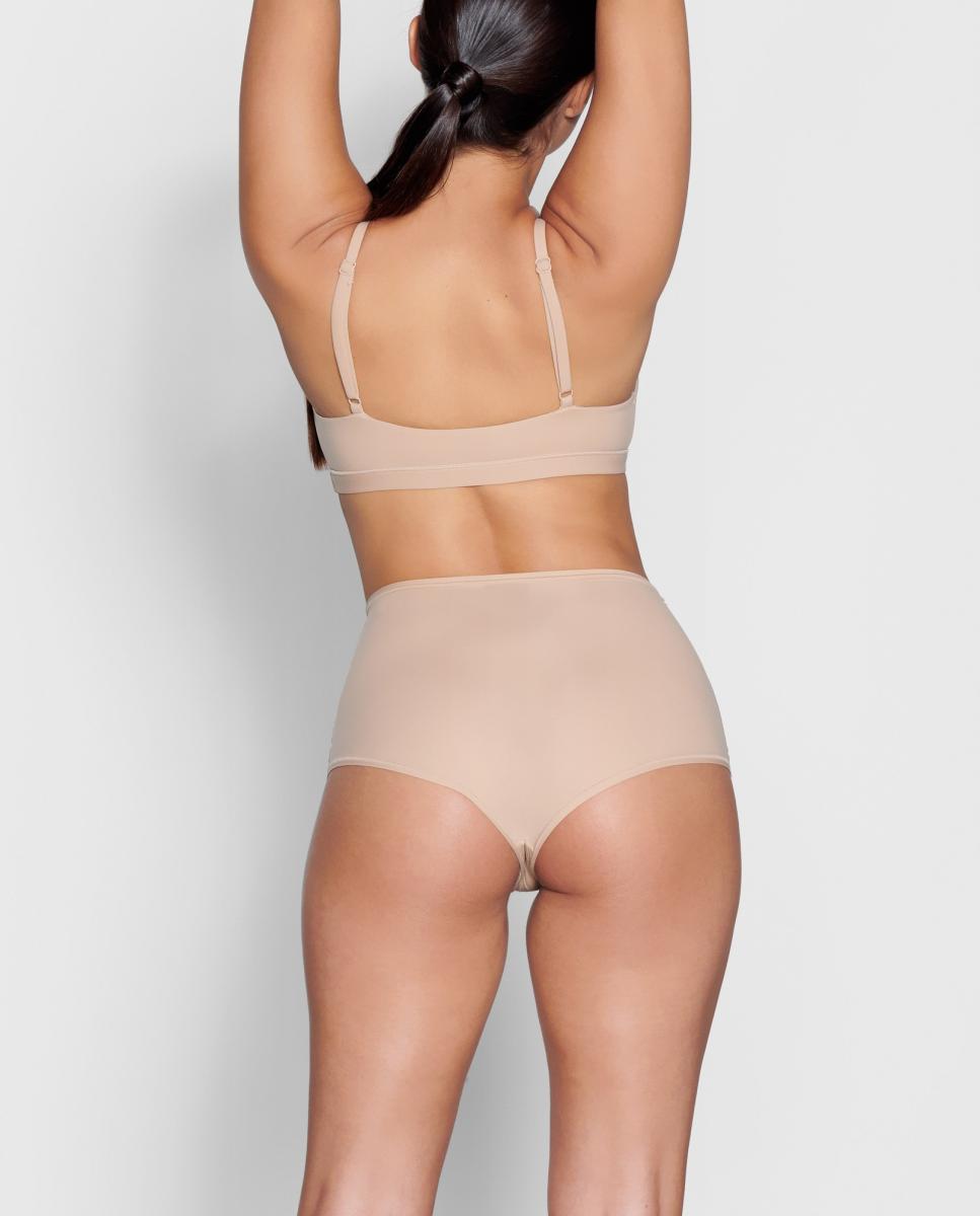 Bralette com Decote Arredondado Telha-3