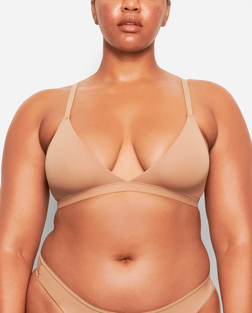 Imagen 1 de Bralette sin aros de diseño triangular de mujer - Skims - Teja Teja