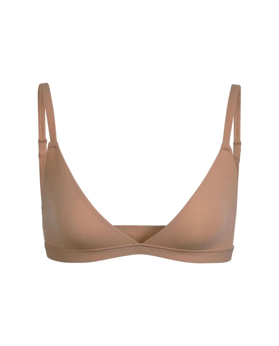 Imagen 4 de Bralette sin aros de diseño triangular de mujer - Skims - Teja Teja