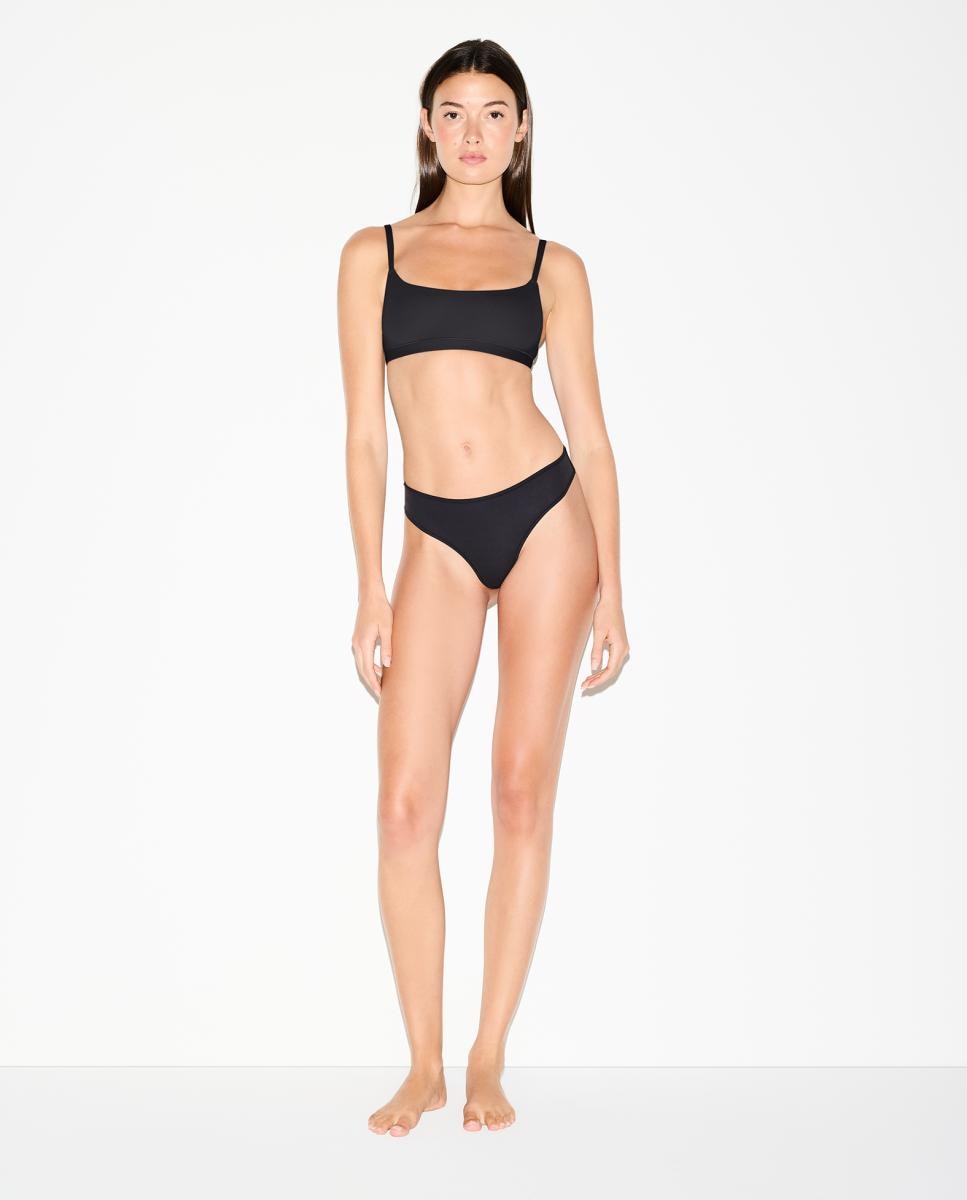 Pack de bralettes cruzado - Skims - Negro Negro-4