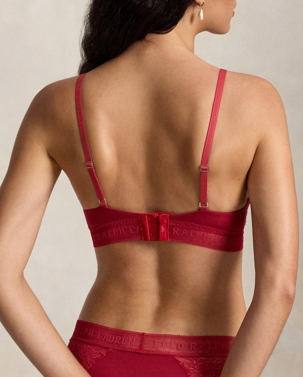 Imagen 2 de Sujetador bralette triangular Love Collection - Polo Ralph Lauren - Granate Granate