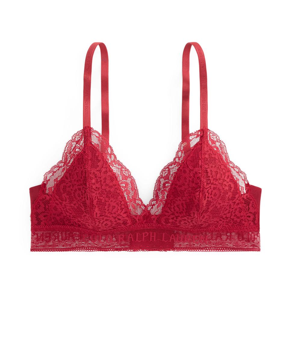 Imagen 3 de Sujetador bralette triangular Love Collection - Polo Ralph Lauren - Granate Granate