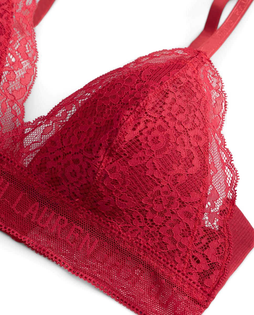 Imagen 4 de Sujetador bralette triangular Love Collection - Polo Ralph Lauren - Granate Granate