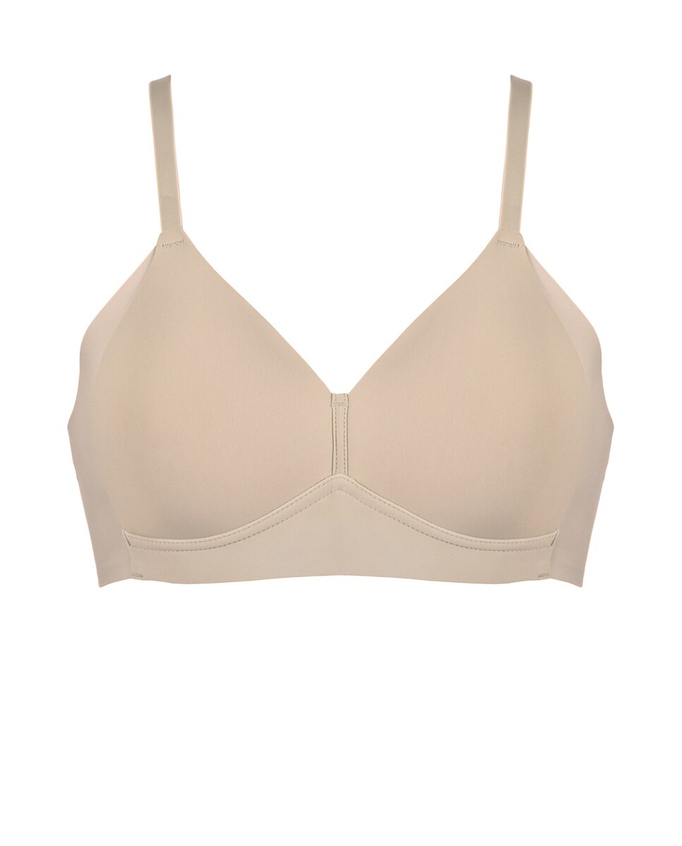 Sujetador Copa Preformada Sin Aro Laterales Altos Y Anchos - Naturana - Natural Natural-5