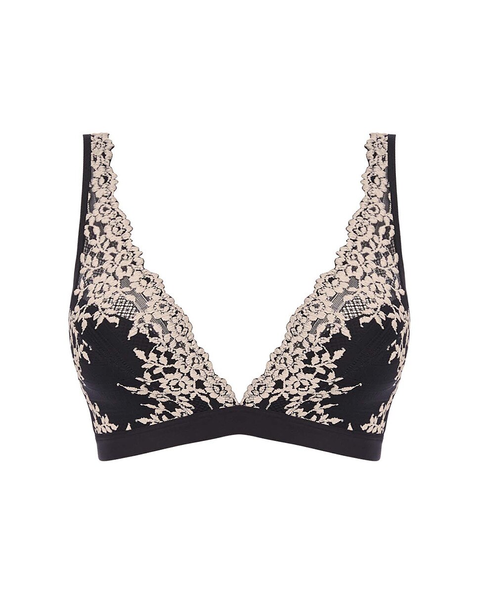 Bralette Enmbrace Lace sin aro - Wacoal - Negro Negro-4