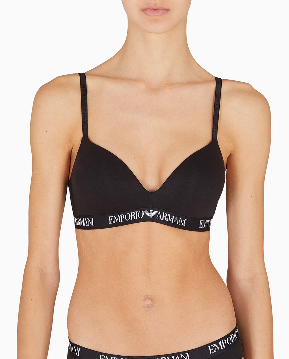 Imagem 0 de Soutien Triangular Básico de Copa Moldada e sem Aro "Essential Cotton"