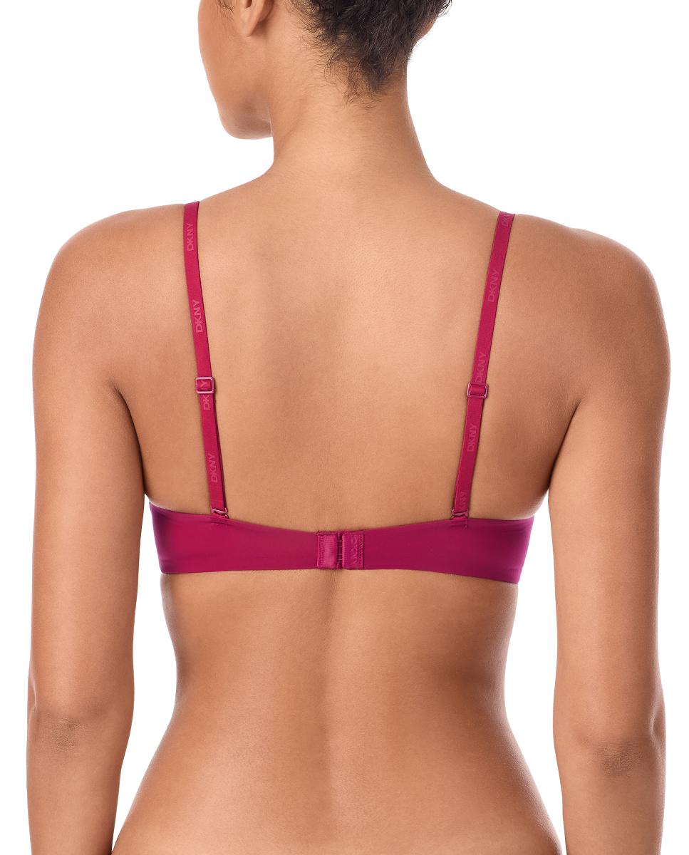 Soutien de Copa Moldada em Microfibra sem Aro Rosa-2