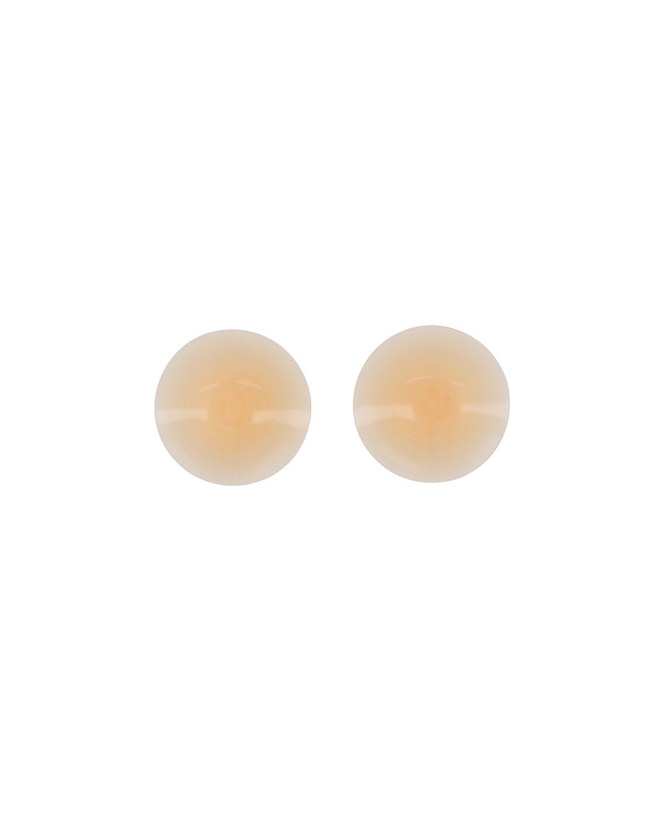 Tapa-Mamilos de Silicone Não Adesivos Reutilizáveis Bege-2