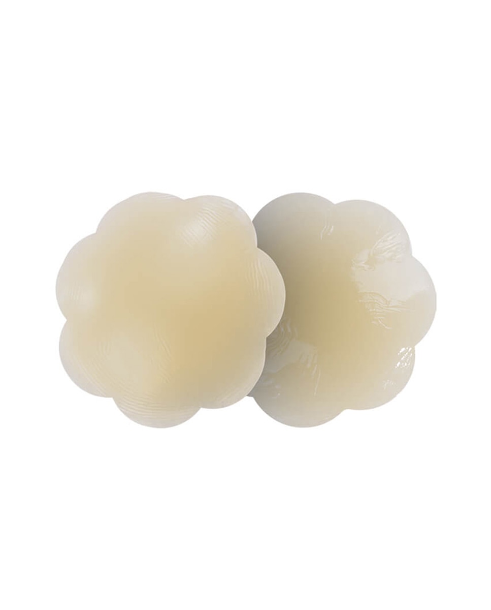 Imagem 0 de Tapa-Mamilos Reutilizáveis de Silicone em Forma de Flor para Soutiens