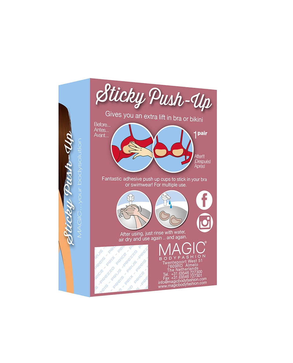 Relleno push up para sujetador y bikini - Magic Bodyfashion - Crudo Crudo-4