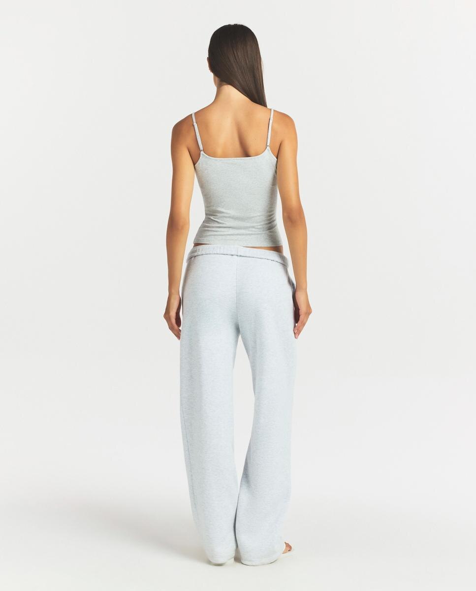 Pantalón recto casual - Skims - Gris claro Gris claro-4
