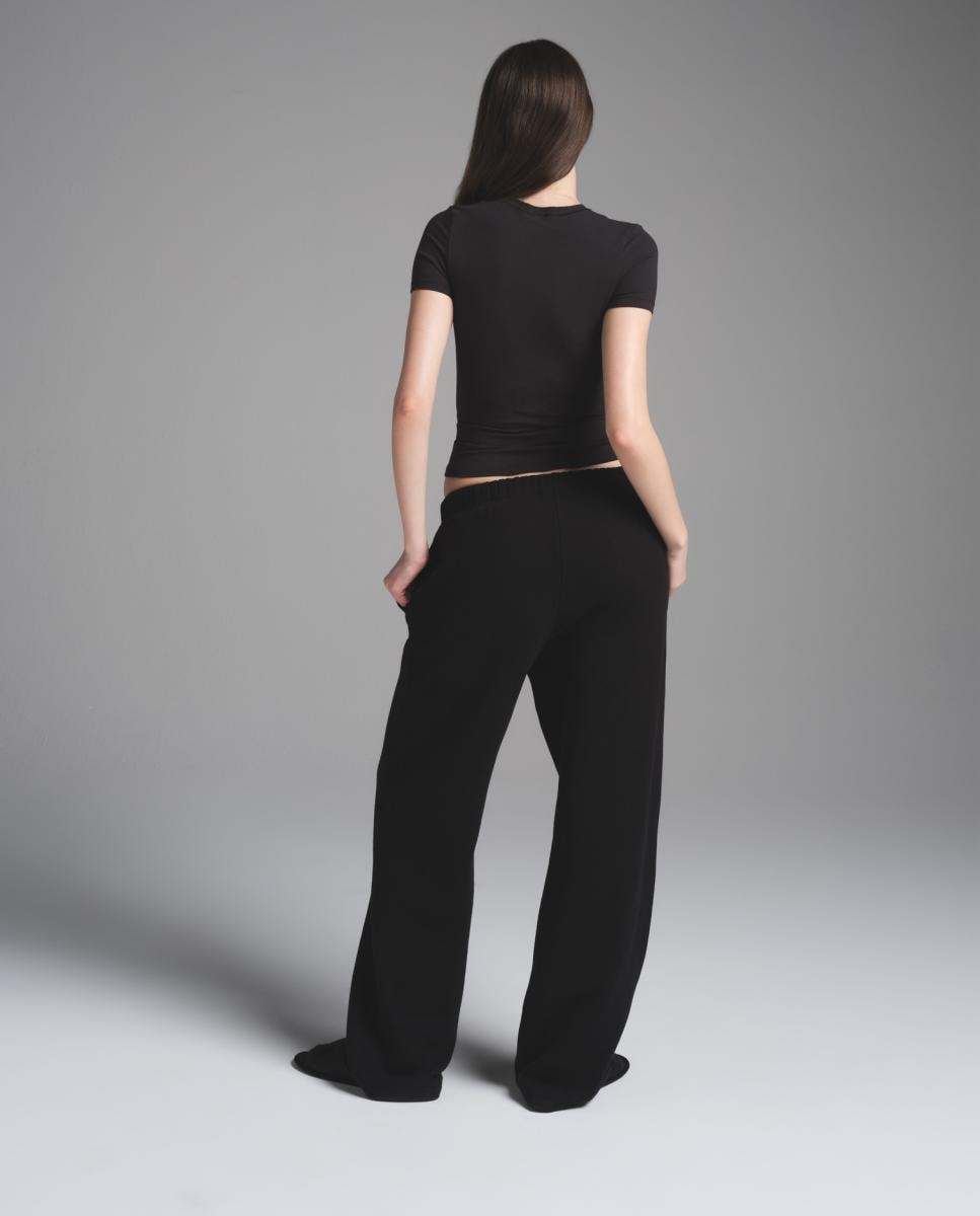 Pantalón recto casual - Skims - Negro Negro-3