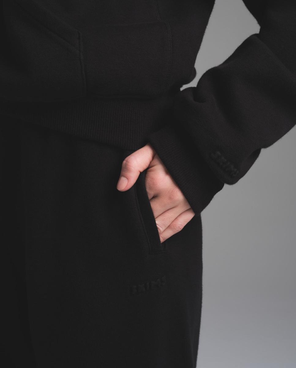 Sudadera con cremallera y capucha, cálida y versátil. - Skims - Negro Negro-3