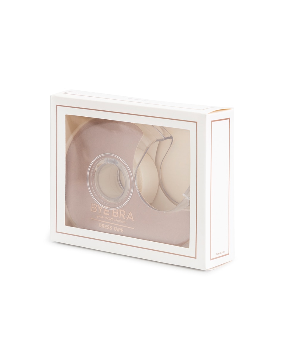 Fita Corporal Transparente Adesiva Dupla, de Fixação Firme Natural-2