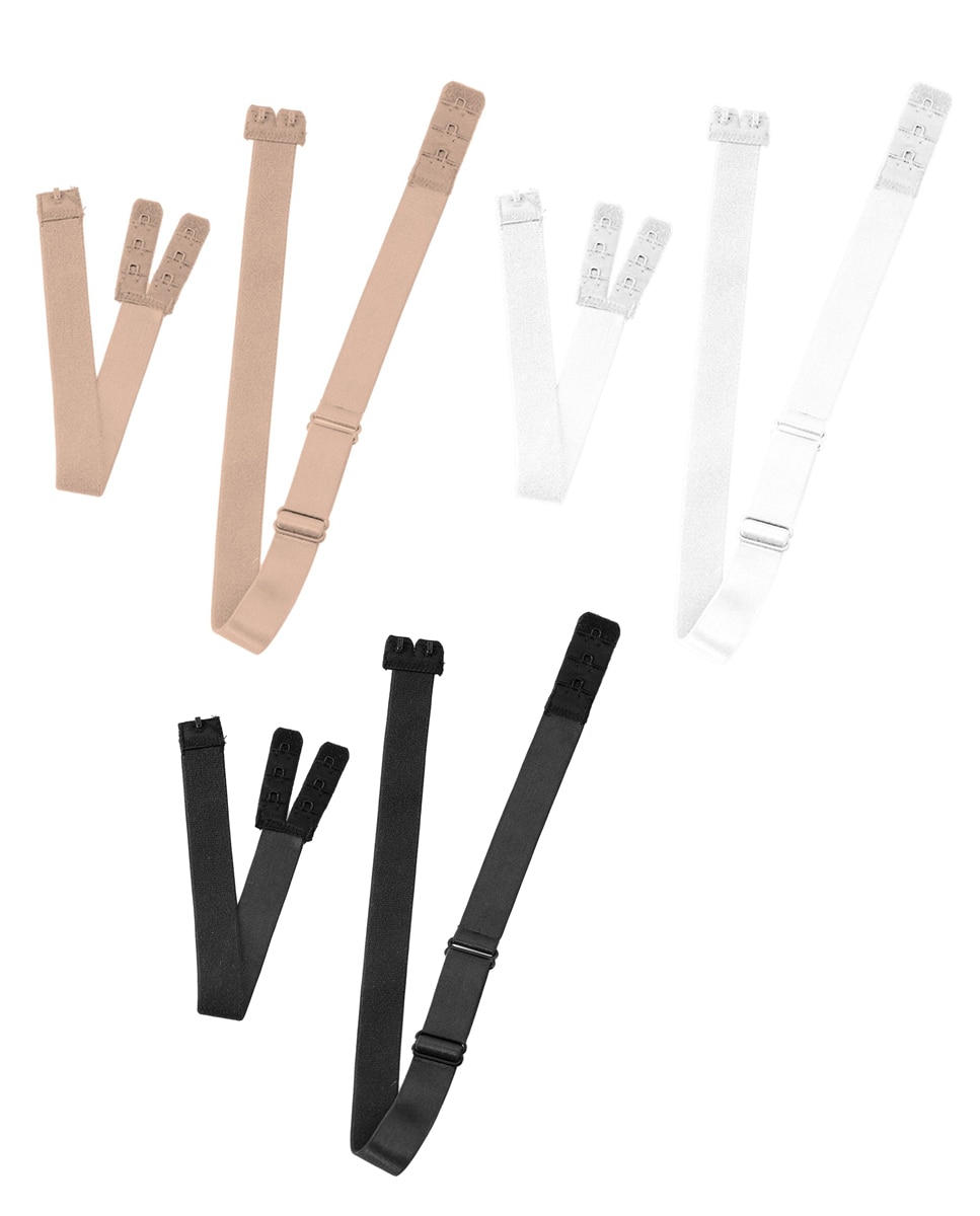 Pack de Alças Multiposições Ajustáveis aos Soutien, Flexíveis e Cómodas Multicolor-2