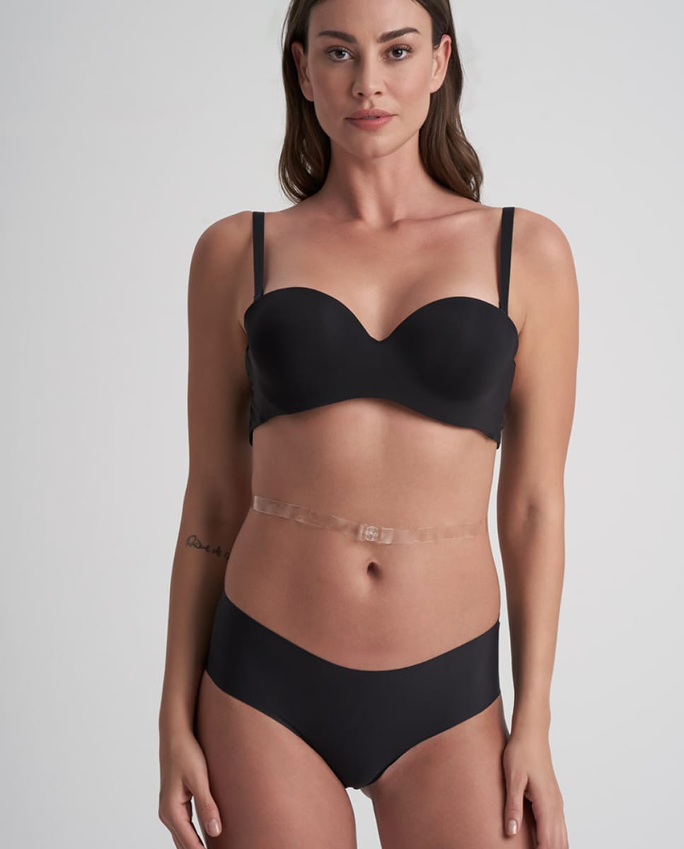 Alças Multifunções Ajustáveis e Suaves para Baixar as Costas do Soutien. Natural-3