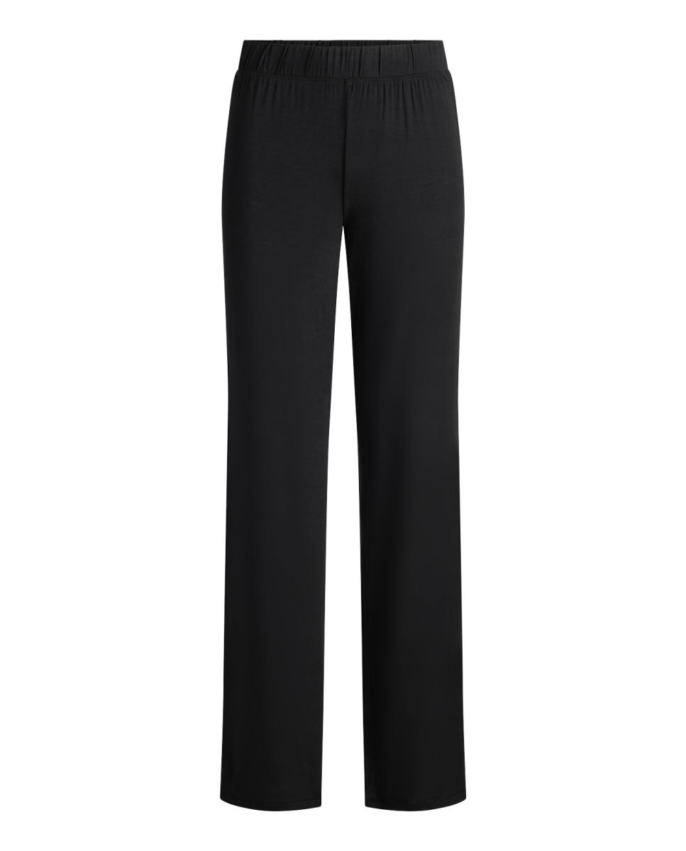 Pijama largo y elegante de mujer - Skims - Negro Negro-6